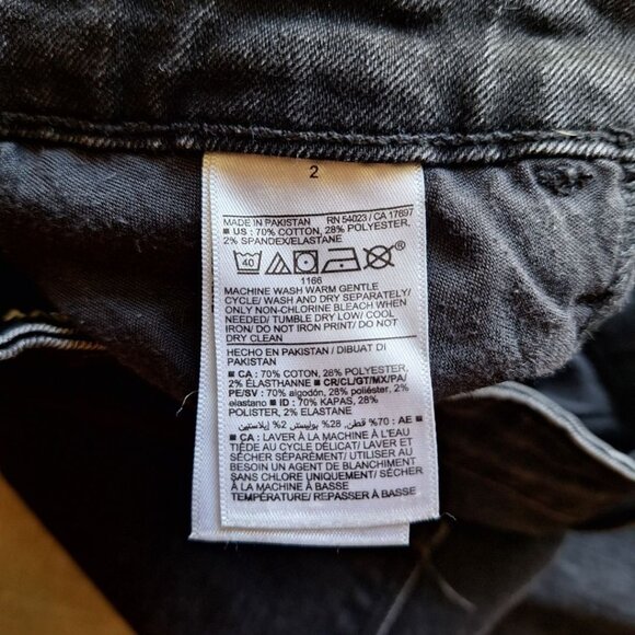 Old Navy Pop‎ Icon Skinny Jeans Gray Distressed Ripped Womens Size 2 - Picture 7 of 9